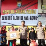 Kapolda Sulsel Beri Tali Asih Untuk Korban Bencana di Gowa