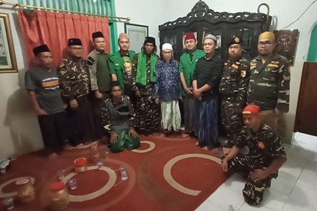 Anggota Banser Musirawas Sumsel Kunjungi Pesantren Darussaadah