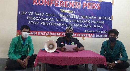 AMPSH: Percayakan Masalah LBP VS Said Didu ke Penegak Hukum