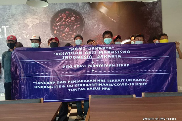 HRS Diduga Langgar Protokol Covid, KAMI Jakarta Desak Polisi Segera Proses Hukum