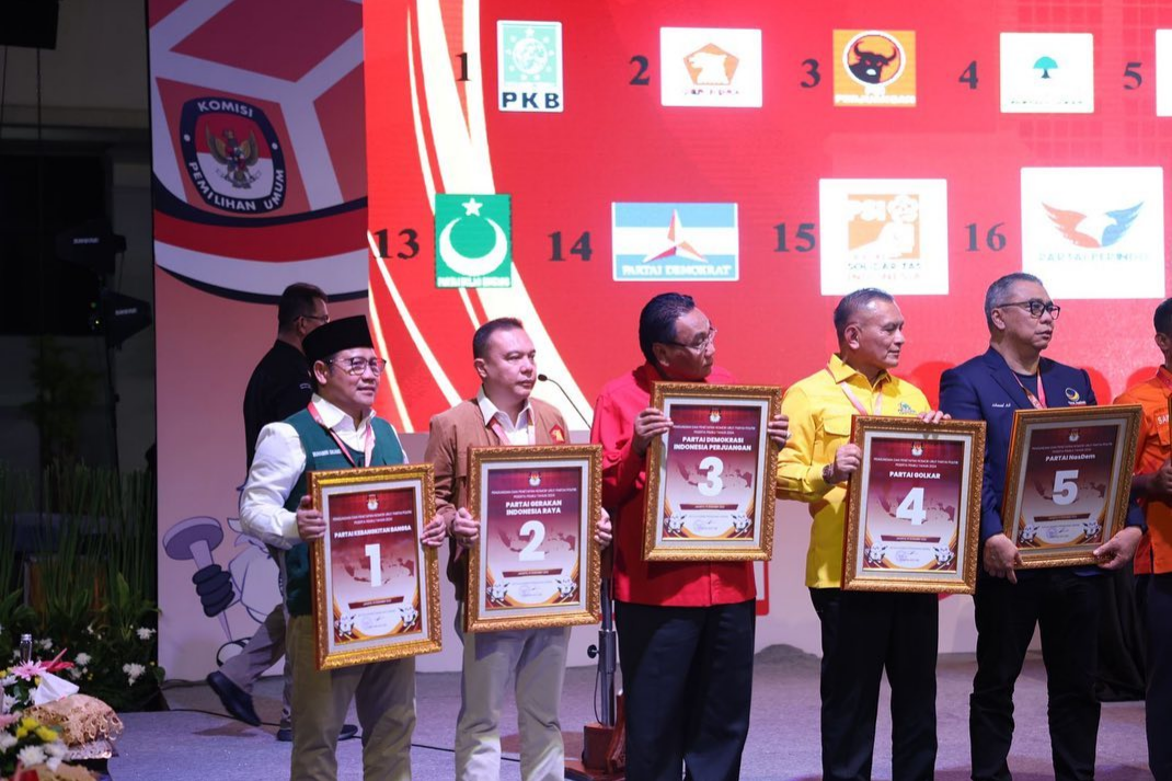 Peserta Pemilu 2024 Diumumkan, Cek Nomor Urutnya Disini